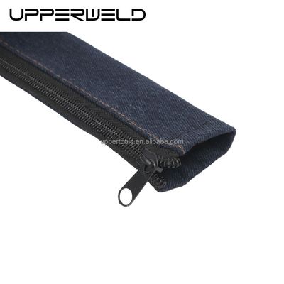 4m TIG Schweißlampe Kabelbedeckung mit Cowboy Zipper Jacke Stil Blau