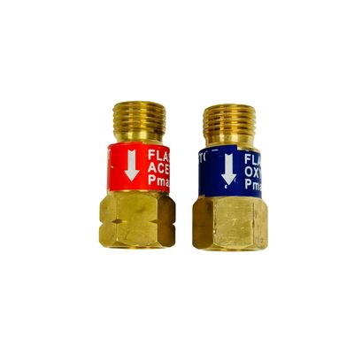 Zusammengefügte Unterstützung Messing Flashback Arrestor Sicherheitsventil für Schweißen und Schneiden Taschenlampe