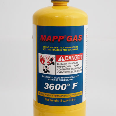 Propan- und Sauerstoffgasflasche 0,5 kg Stahlkonstruktion für mühelose Handhabung